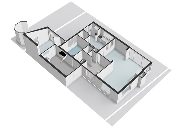 Floor plan - Middenweg 96, 1702 HC Heerhugowaard 